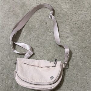 Lululemon Athletica Cream Crossbody Bag